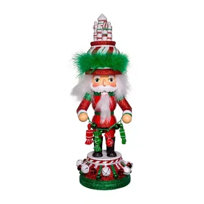 Kurt Adler 15-in Hollywood Peppermint Christmas Nutcracker In Multi