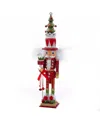 Kurt Adler 15-inch Hollywood Red And Green Tree Hat Nutcracker In Multicolored