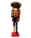 Kurt Adler 15-inch Pirate Nutcracker With Peg Leg In Red