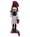 Kurt Adler 15-inch Wooden Wine Nutcracker In Multi