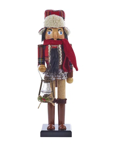 Kurt Adler 15-inch Wooden Woodsman Nutcracker In Multi