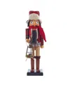 Kurt Adler 15-inch Wooden Woodsman Nutcracker In Multicolored