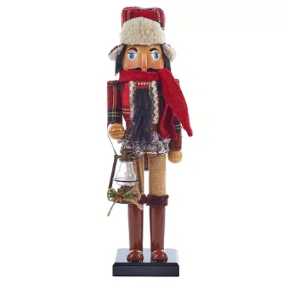 Kurt Adler 15" Wooden Woodsman Nutcracker In Multi