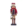 Kurt Adler 15 Woodsman Nutcracker In Red