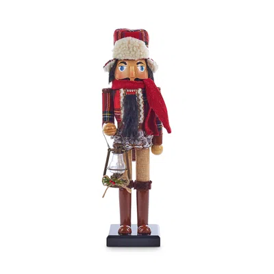 Kurt Adler 15 Woodsman Nutcracker In Red