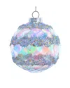 Kurt Adler 150mm Glittered  Ball Ornament In Multicolor