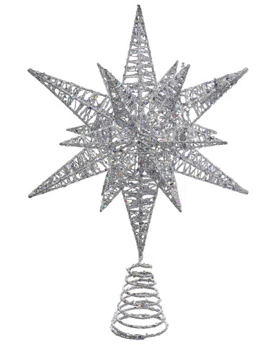 Kurt Adler 15.5in Multi-angle Star Treetopper In Metallic