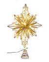 Kurt Adler 15in Fairy Light Gold Star Tree Top