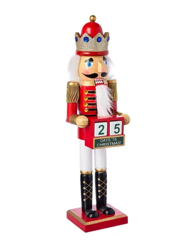 Kurt Adler 15in Red King Nutcracker W/calendar