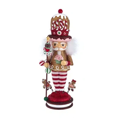 Kurt Adler 16.5-inch Hollywood Gingerbread King Nutcracker In Multi