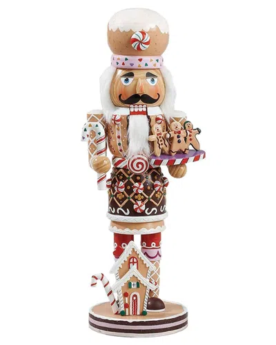 Kurt Adler 16in Gingerbread Nutcracker In Multi