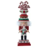Kurt Adler 16-inch Hollywood Nutcrackers Candy Cane Hat With Drum Nutcracker In Multicolored