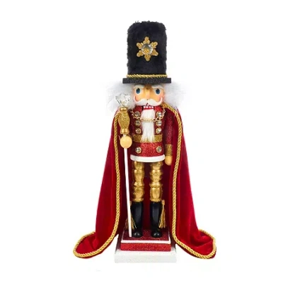 Kurt Adler 17-inch Hollywood Elegant Soldier Nutcracker In Red