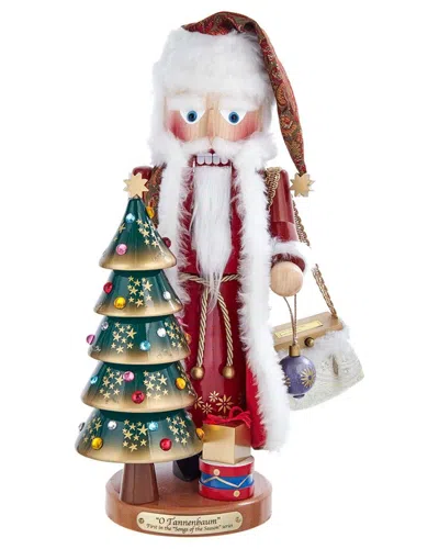 Kurt Adler 17-inch O Tannenbaum Santa Musical Nutcracker In Multi