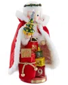 Kurt Adler 17-inch Steinbach 12 Days Of Christmas Musical Nutcracker In Red