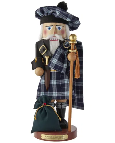 Kurt Adler 17.3-inch Steinbach Scottish Santa Nutcracker In Black