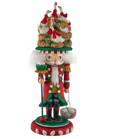 Kurt Adler 18" Hollywood 12 Days Of Christmas Nutcracker In Multicolored