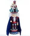 Kurt Adler 18" Hollywood Clara With Nutcracker Prince Nutcracker In Multicolored