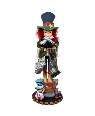 Kurt Adler 18" Hollywood Mrs. Hatter Nutcracker In Multi