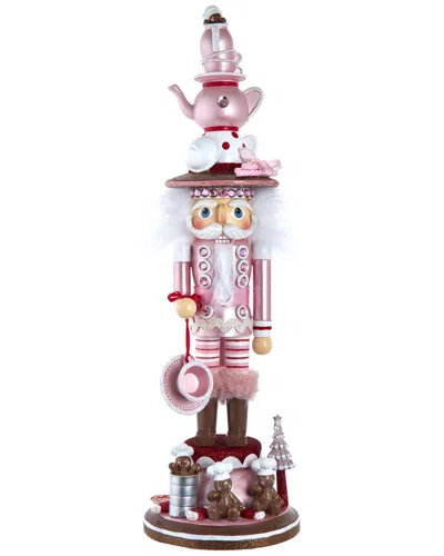 Kurt Adler 18-inch Hollywood Nutcrackers Pink Tea Nutcracker