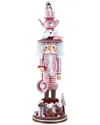 Kurt Adler 18-inch Hollywood Nutcrackers Pink Tea Nutcracker In Pink