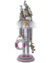 Kurt Adler 18-inch Hollywood Pink & Green Ballet Soldier Nutcracker In Gray