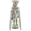 Kurt Adler 18-inch Hollywood White Snowflake Soldier Battery-operated Led Nutcracker In White