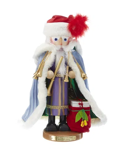 KURT ADLER KURT ADLER 18-INCH LIMITED EDITION STEINBACH TWELVE DAYS OF CHRISTMAS ELEVEN PIPERS PIPING NUTCRACKE