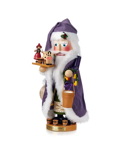 Kurt Adler 18-inch Steinbach 12 Days Of Christmas Musical Nutcracker In Multi