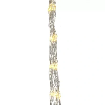 Kurt Adler 182-light Dual Color (warm White And Multicolored) Led Net-style Light Set In Silver