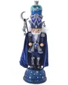 Kurt Adler 18.5-inch Hollywood Nutcrackers Midnight Man Nutcracker In Blue