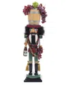 Kurt Adler 18.9in Wine Barrel Hat Nutcracker