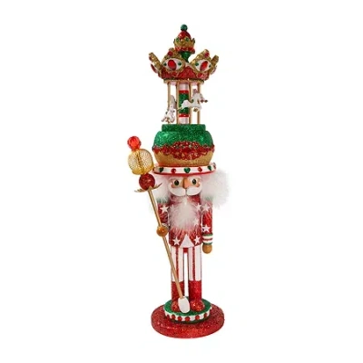 Kurt Adler 18in Carousel Hat Musical Christmas Nutcracker In Multi