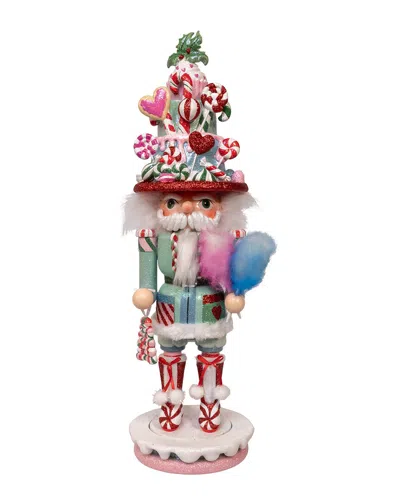 Kurt Adler 18in Hollywood Nutcrackers Lollipop & Cotton Candy Nutcracker In Multi