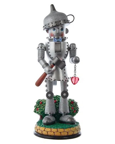 Kurt Adler 18in Hollywood Nutcrackers Tin Man Nutcracker In Gray