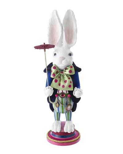 Kurt Adler 18in Hollywood White Rabbit Nutcracker In Multi