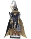 Kurt Adler 18-inch Hollywood Nutcrackers Black & Gold Wizard Nutcracker In Black