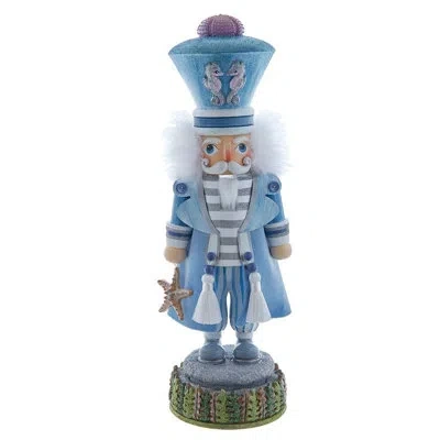 Kurt Adler 18-inch Hollywood Nutcrackers Nautical Nutcracker In Blue