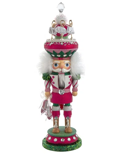 Kurt Adler 18-inch Hollywood Pink & Green Ballet Nutcracker In Multi