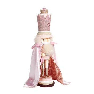 Kurt Adler 19-inch Hollywood Pink King Nutcracker