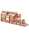 Kurt Adler 19.5in Gingerbread Led Train Tablepiece