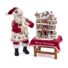 Kurt Adler 2 Pc. Baker Lighted Santa Figurine In Multi