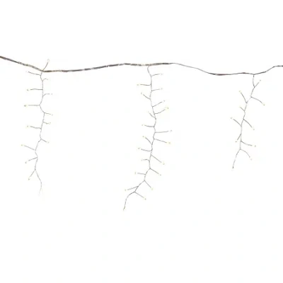 Kurt Adler 20 Drop Dual Color Led Icicle Set Outdoor Icicle Lights In White