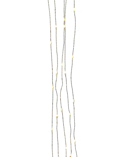 Kurt Adler 200-light Dual Color Led Lights With Silver Wire In Metallic
