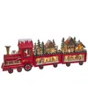 Kurt Adler 22.24-inch Battery Operated Led Lighted Truck With Santa & Home Scene Tablepiece In Multi
