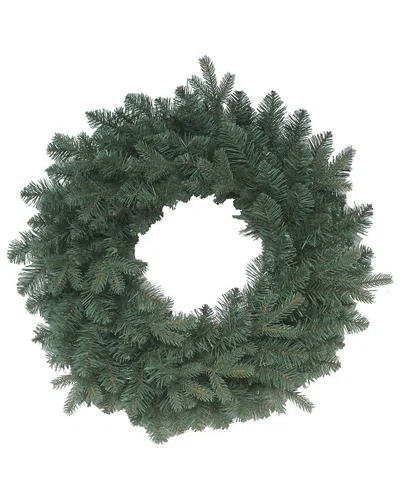 Kurt Adler 24-inch Unlit Blue Spruce Wreath In Green