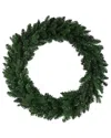 Kurt Adler 30-inch Unlit Jackson Pine Wreath In Green