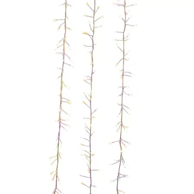 Kurt Adler 300-light Dual Color Led Cluster Garland String Lights In Neutral