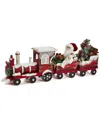 Kurt Adler 30.5in Kringle Klaus Santa On Train
