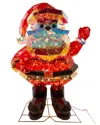 Kurt Adler Led Multifunction Holographic Santa, 30 Inches In Red